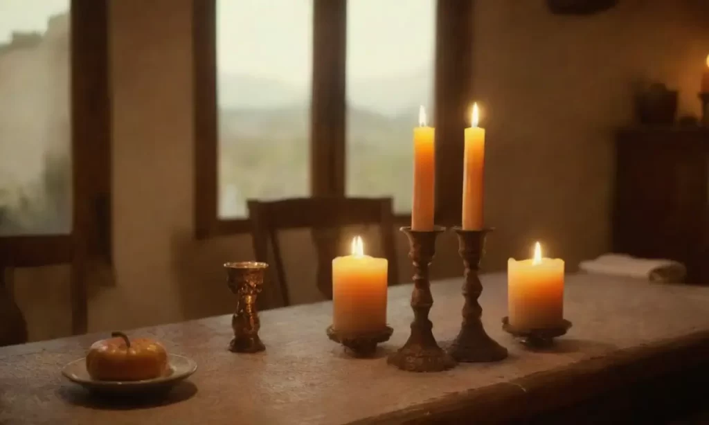 Casa española con una mesa elegante y ambiente acogedor